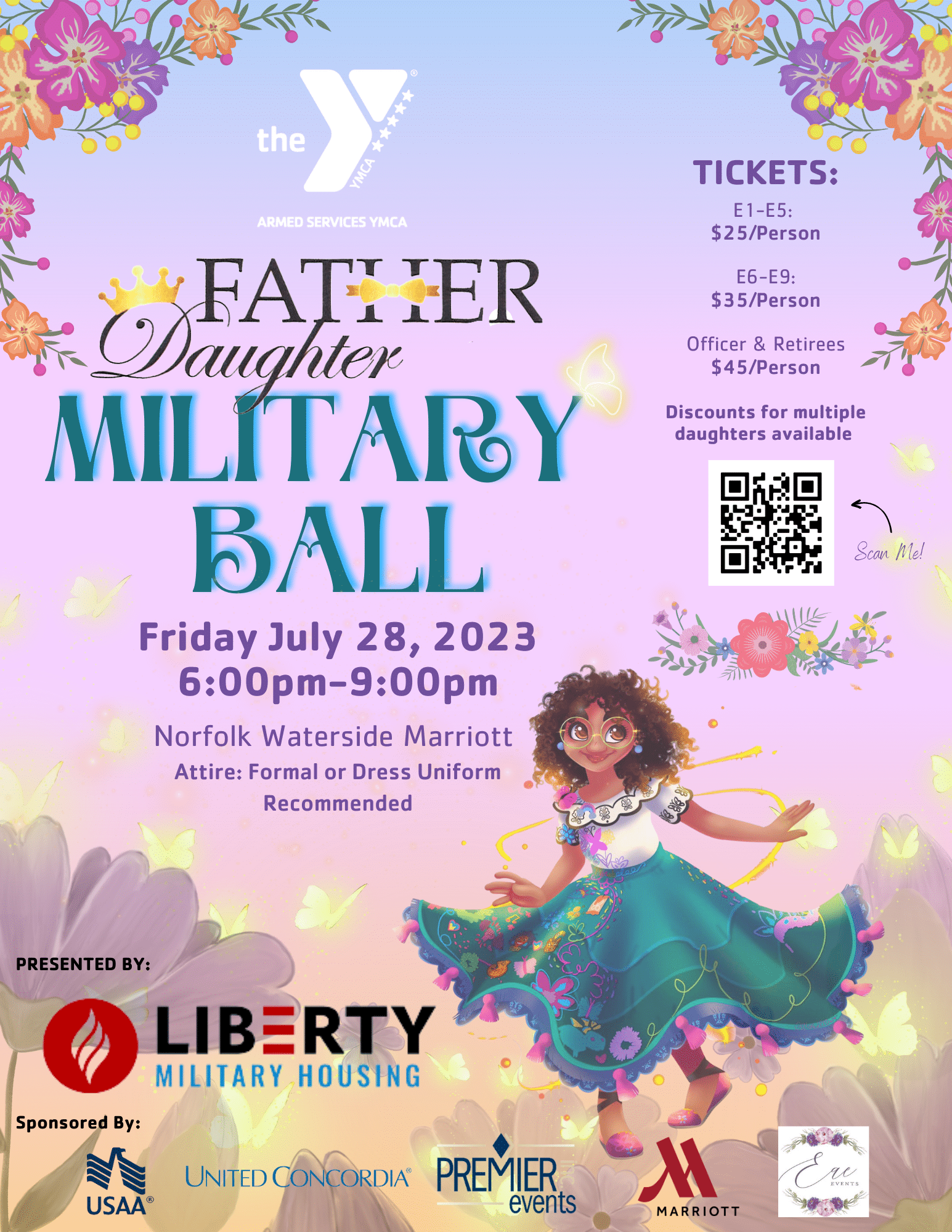 Flyer for our 2023 Father Daughter Ball